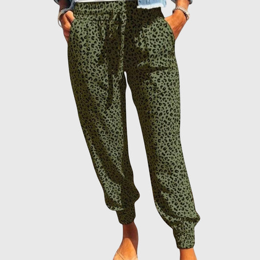 Rosario | Pantalones Holgados Estampados con Cordón