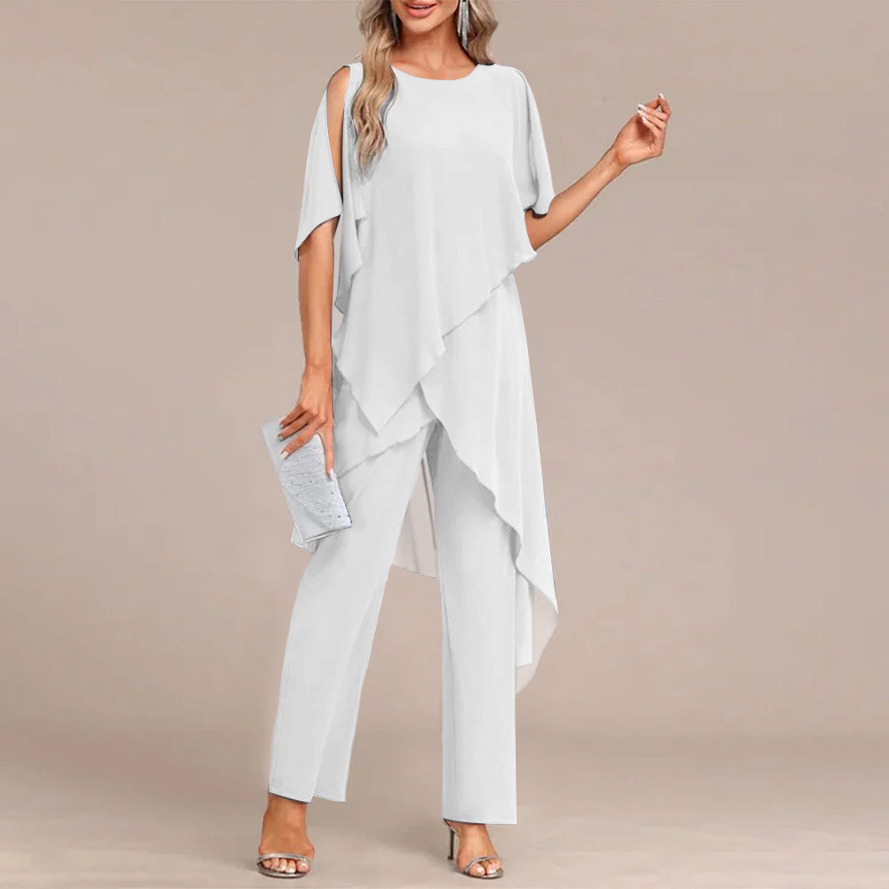 Mireia | Conjunto de Dos Piezas con Top Superpuesto Fluido