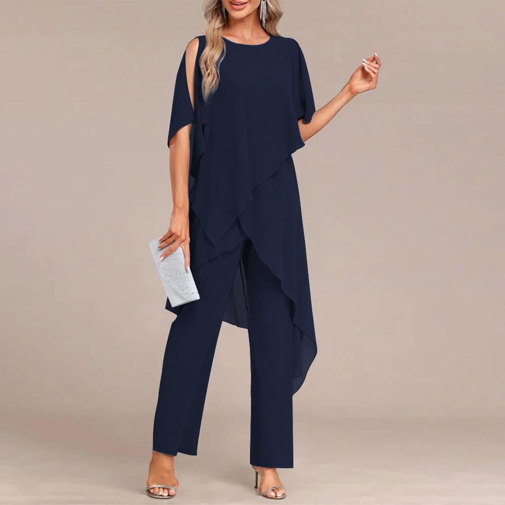 Mireia | Conjunto de Dos Piezas con Top Superpuesto Fluido