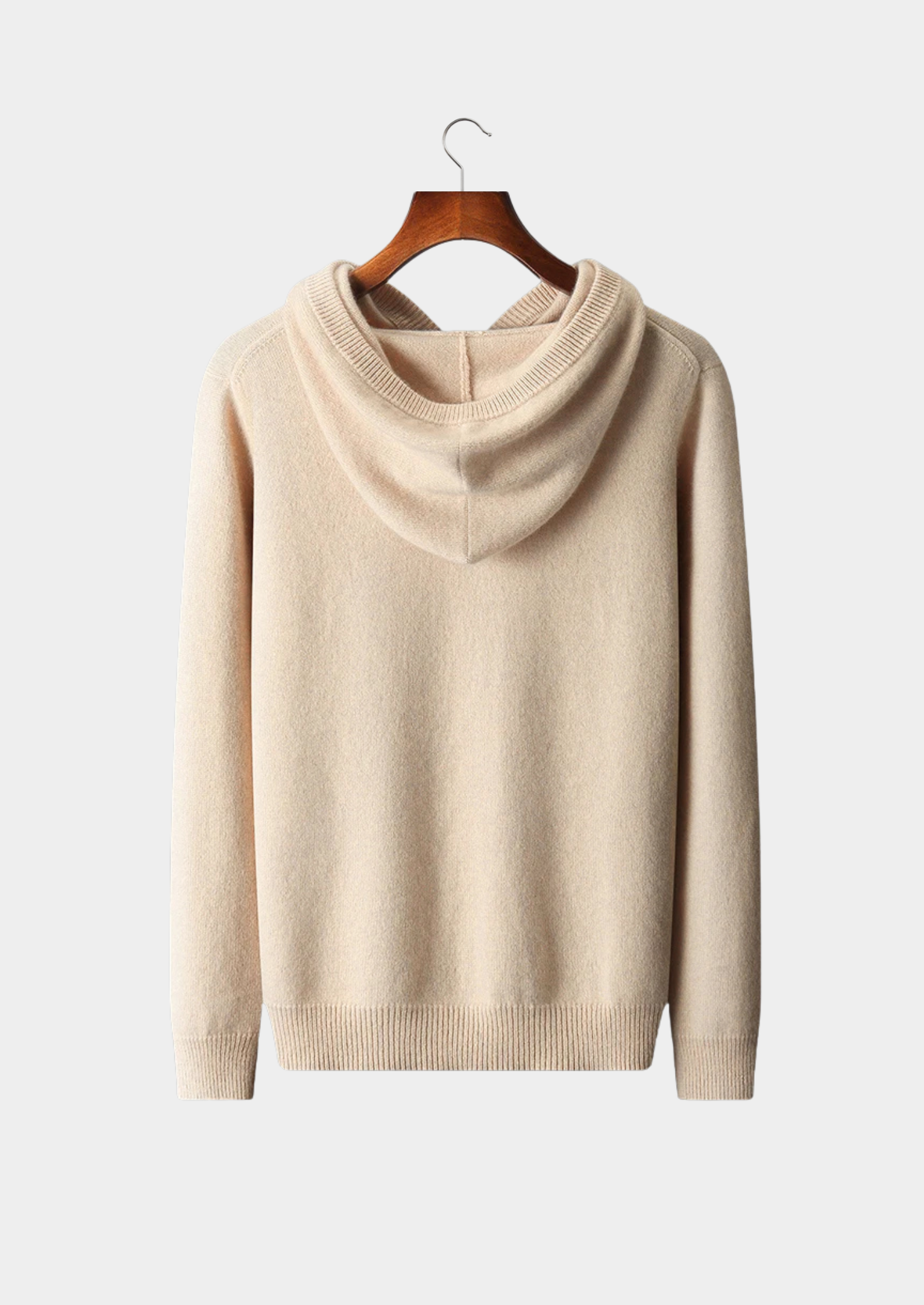 SUDADERA CON CAPUCHA DE OCIO 100 % CACHEMIRA