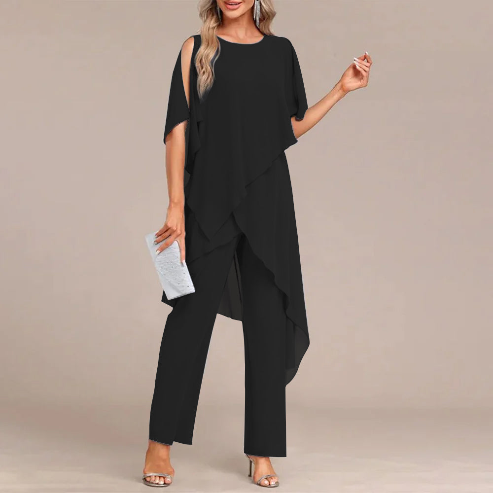 Mireia | Conjunto de Dos Piezas con Top Superpuesto Fluido