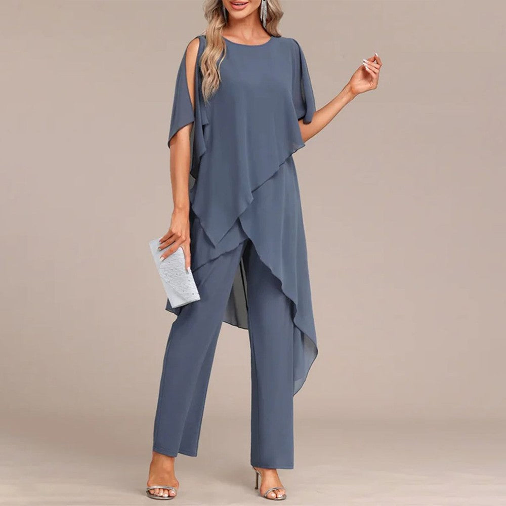 Mireia | Conjunto de Dos Piezas con Top Superpuesto Fluido