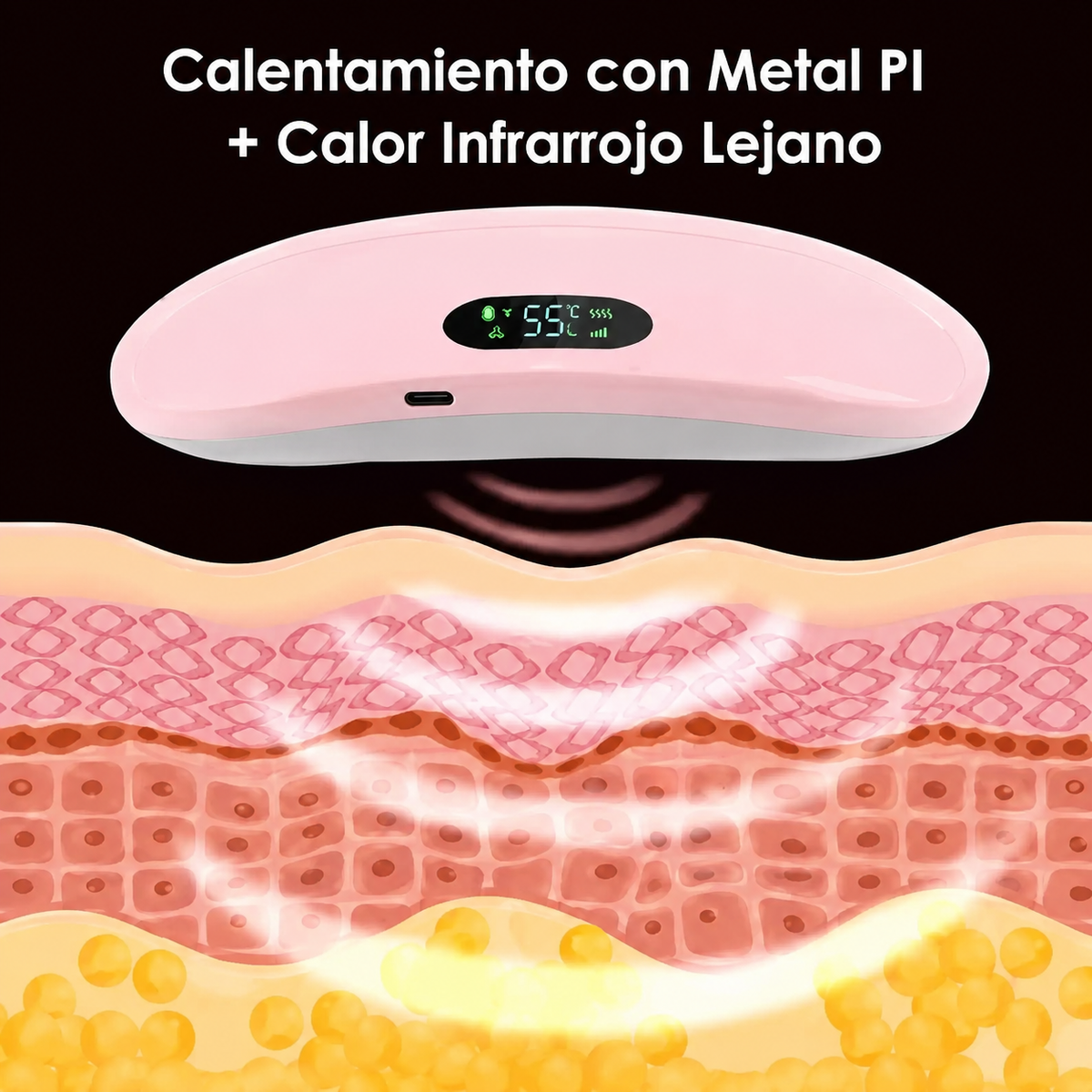 💝 ¡El regalo perfecto para ella! Cinturón de masaje y calefacción menstrual.
