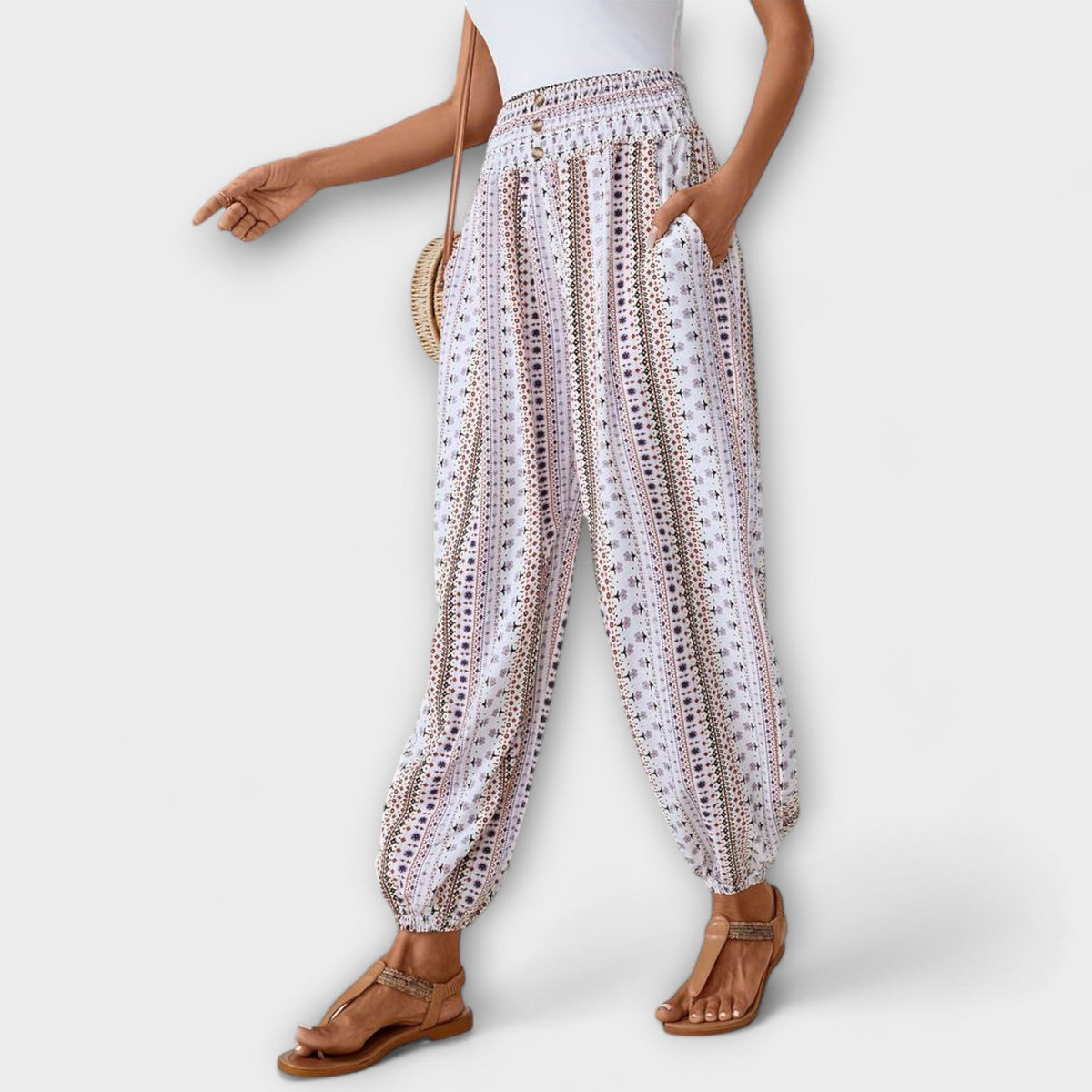 Leonor | Pantalones Harem Bohemios