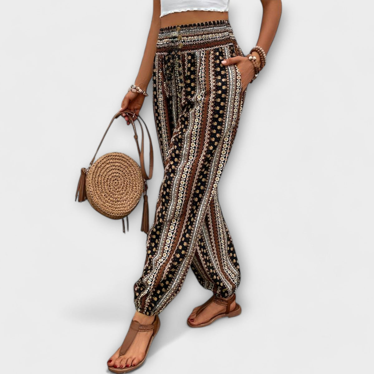 Leonor | Pantalones Harem Bohemios
