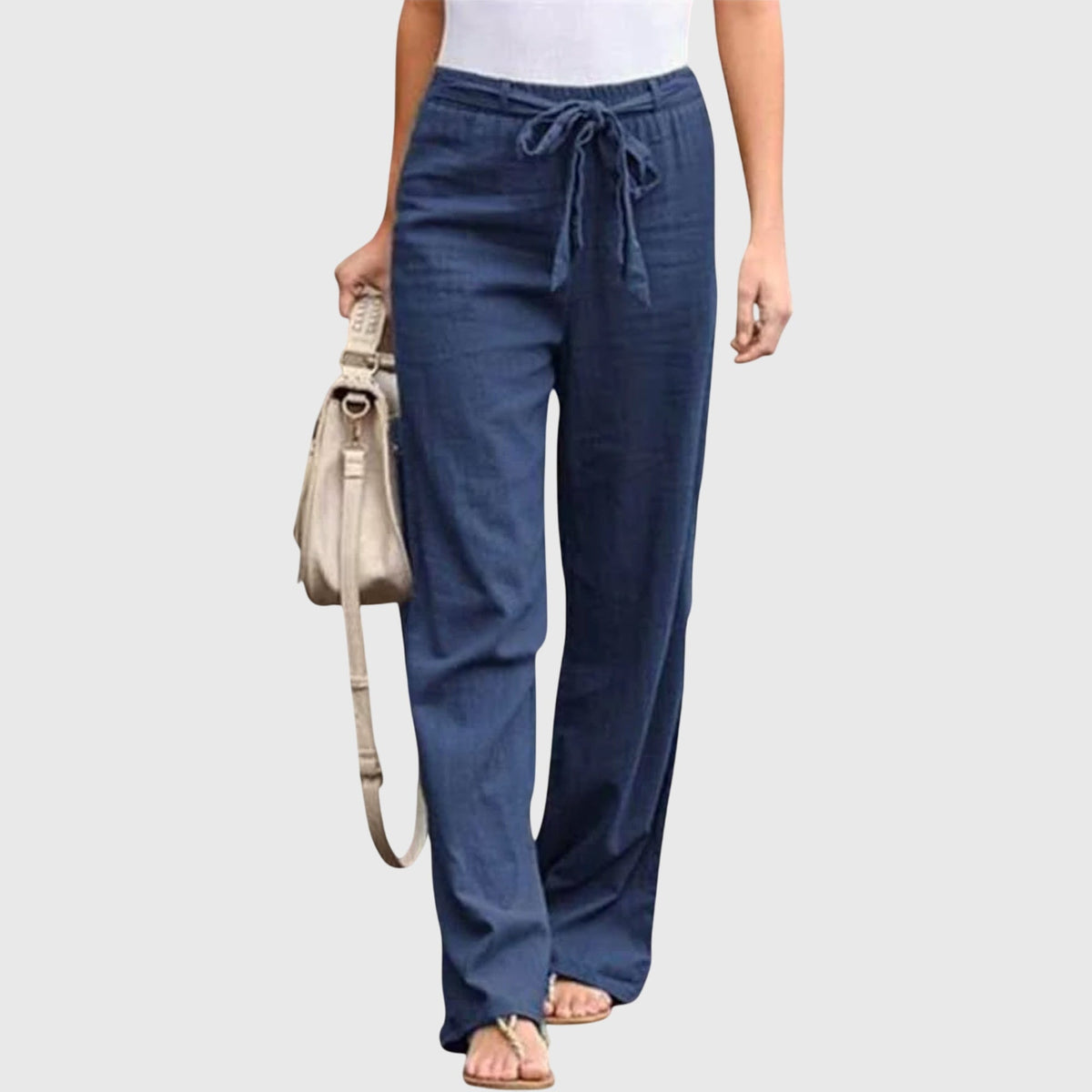 Reyes | Pantalones Ligeros de Pierna Ancha