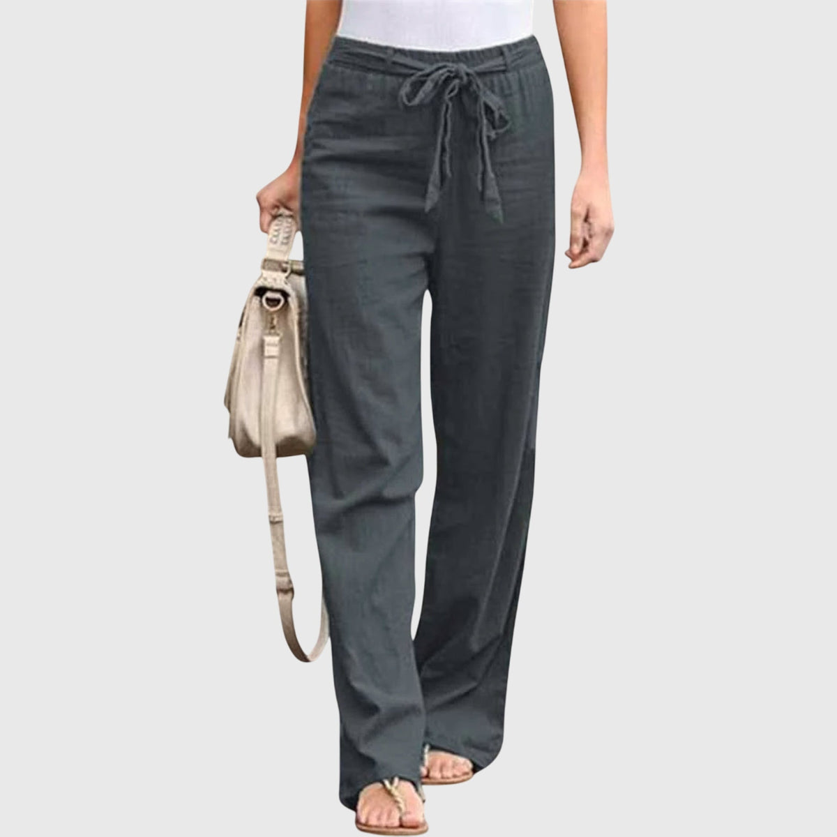 Reyes | Pantalones Ligeros de Pierna Ancha