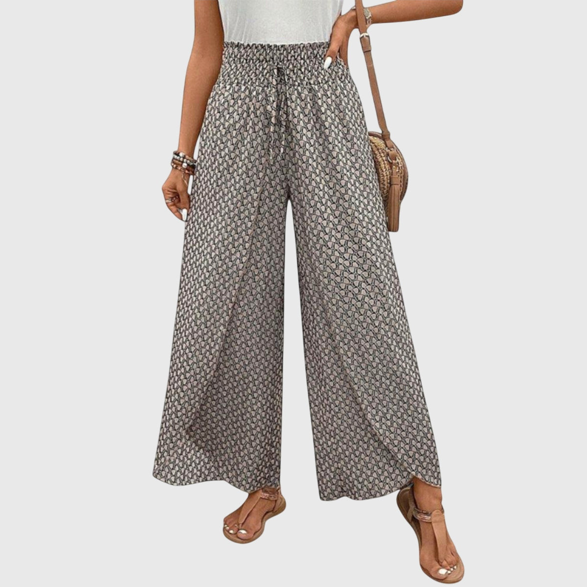 Maialen | Pantalones Fluidos de Pierna Ancha