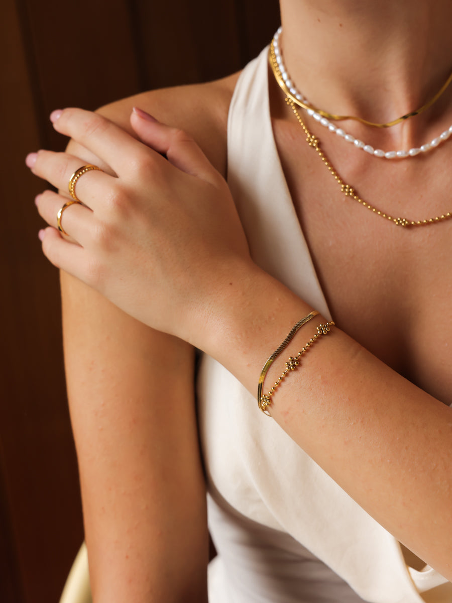 Elegantes pendientes de perlas