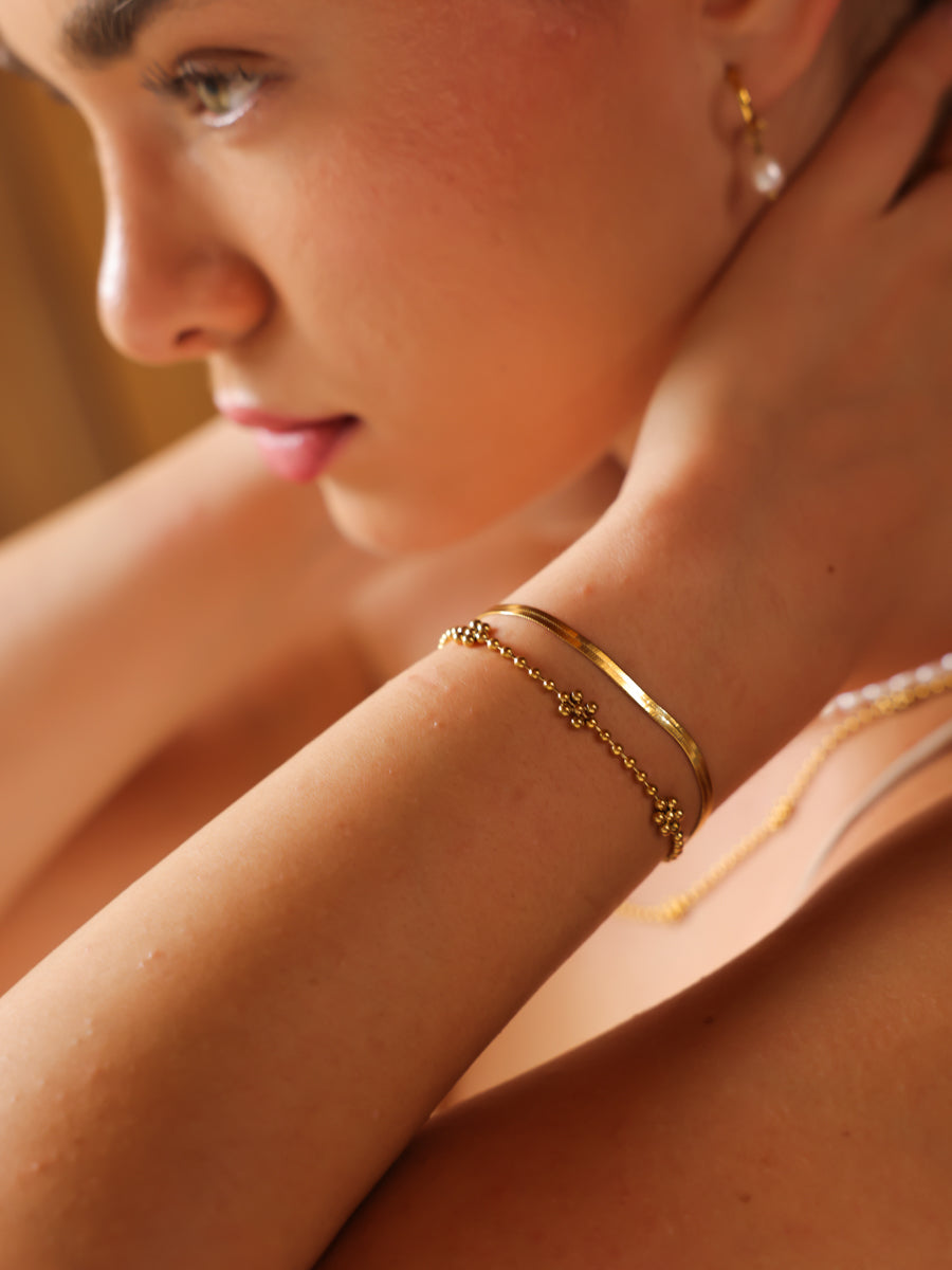 Elegantes pendientes de perlas