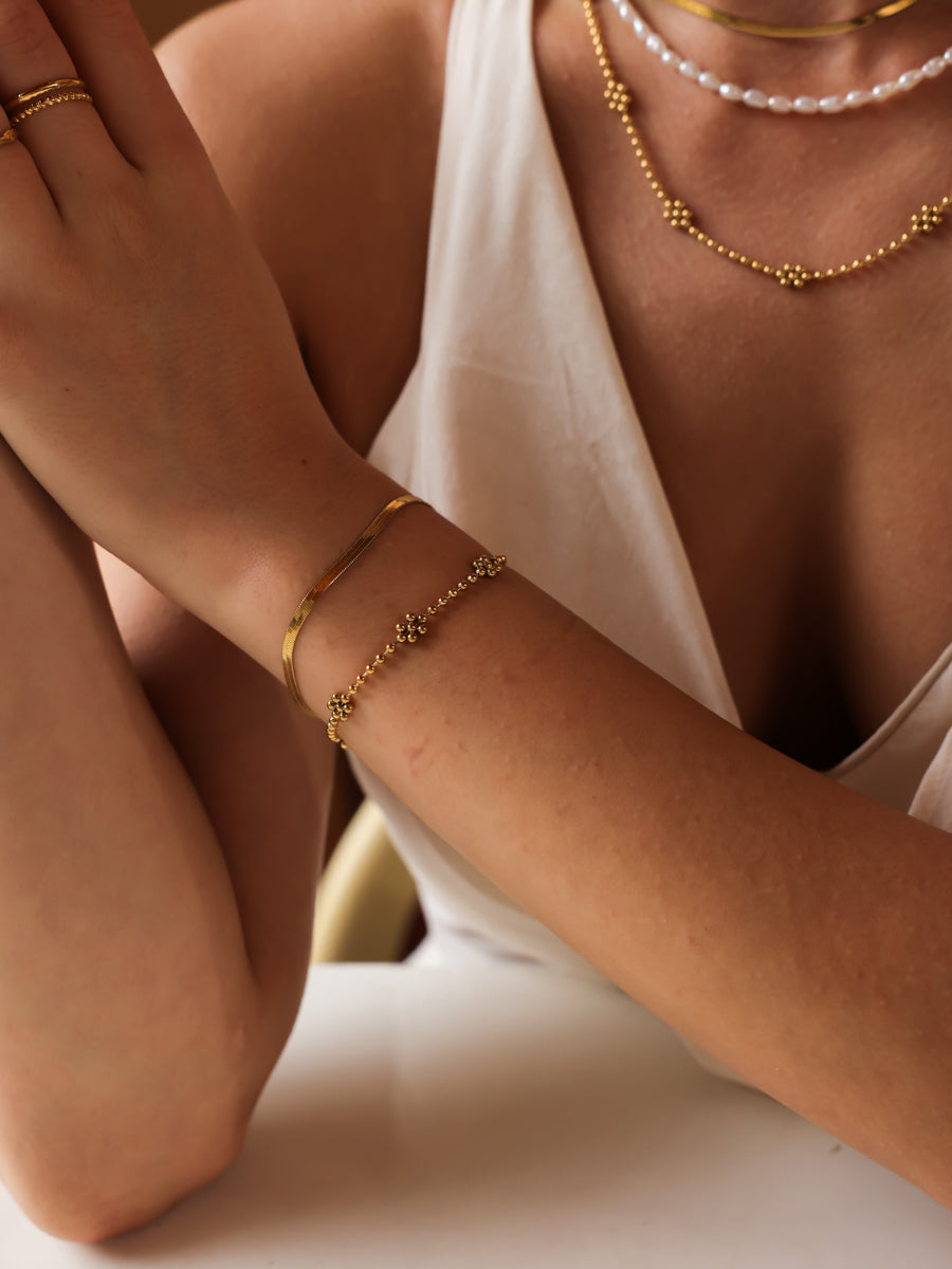 Elegantes pendientes de perlas