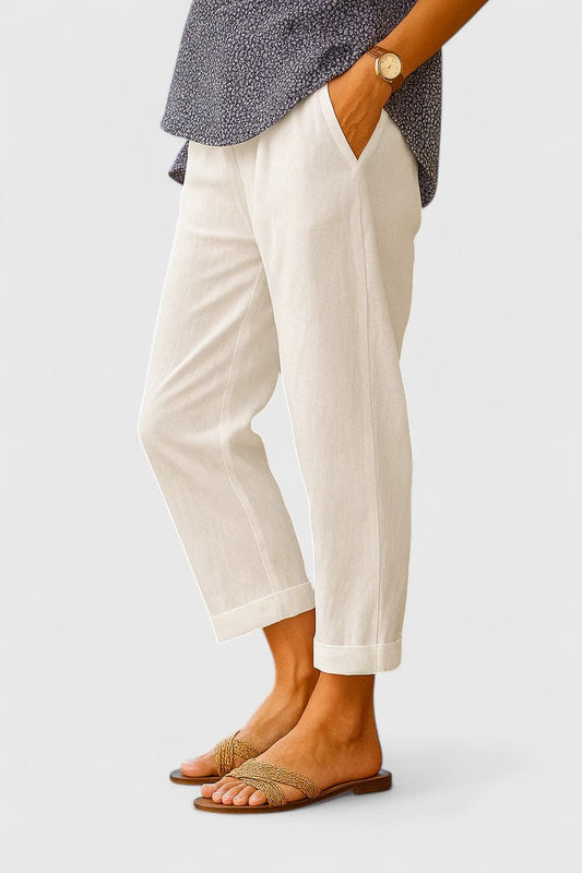 Maite | Pantalones de Vestir Tobilleros