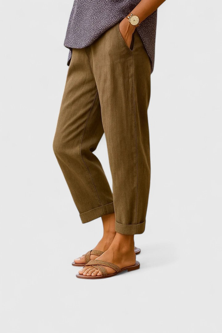 Maite | Pantalones de Vestir Tobilleros