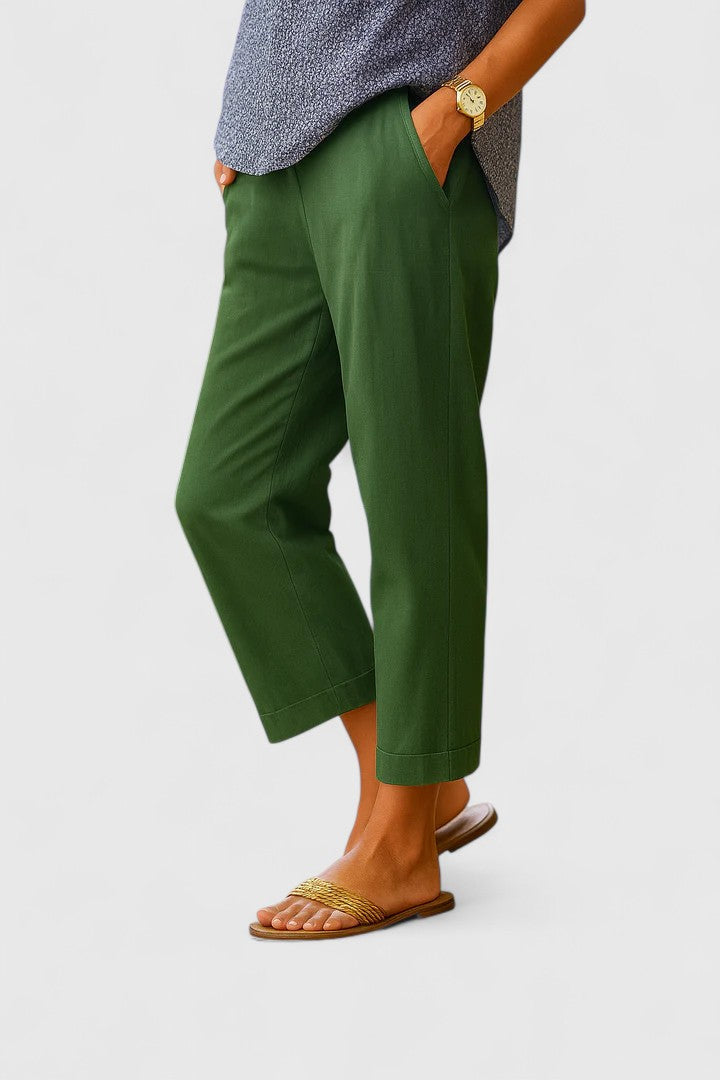 Maite | Pantalones de Vestir Tobilleros