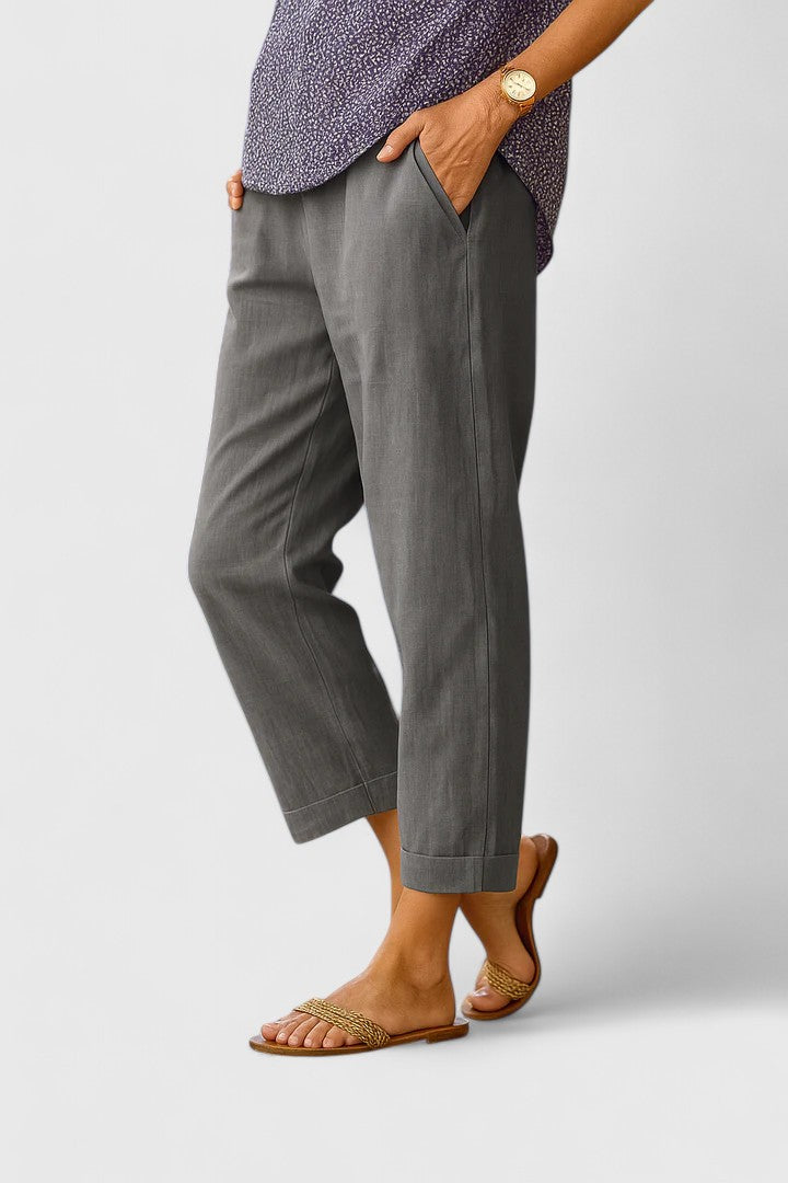 Maite | Pantalones de Vestir Tobilleros