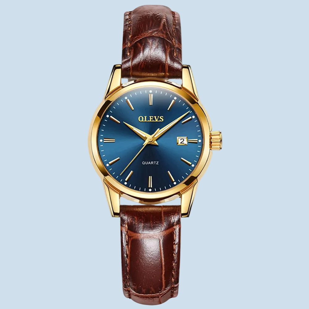 Katia - reloj de piel auténtica para mujer