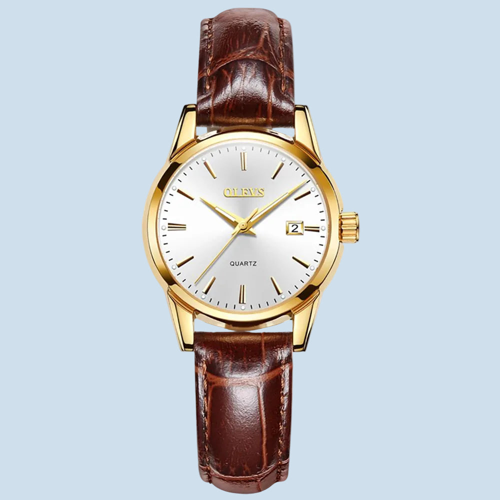Katia - reloj de piel auténtica para mujer