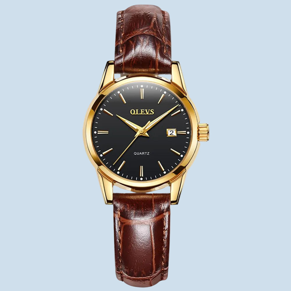 Katia - reloj de piel auténtica para mujer