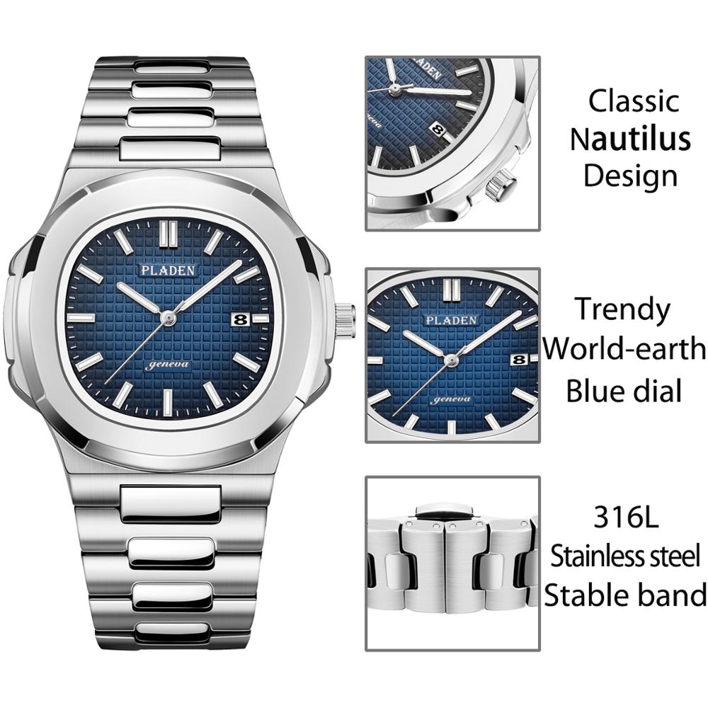 Kevin - Reloj de acero inoxidable