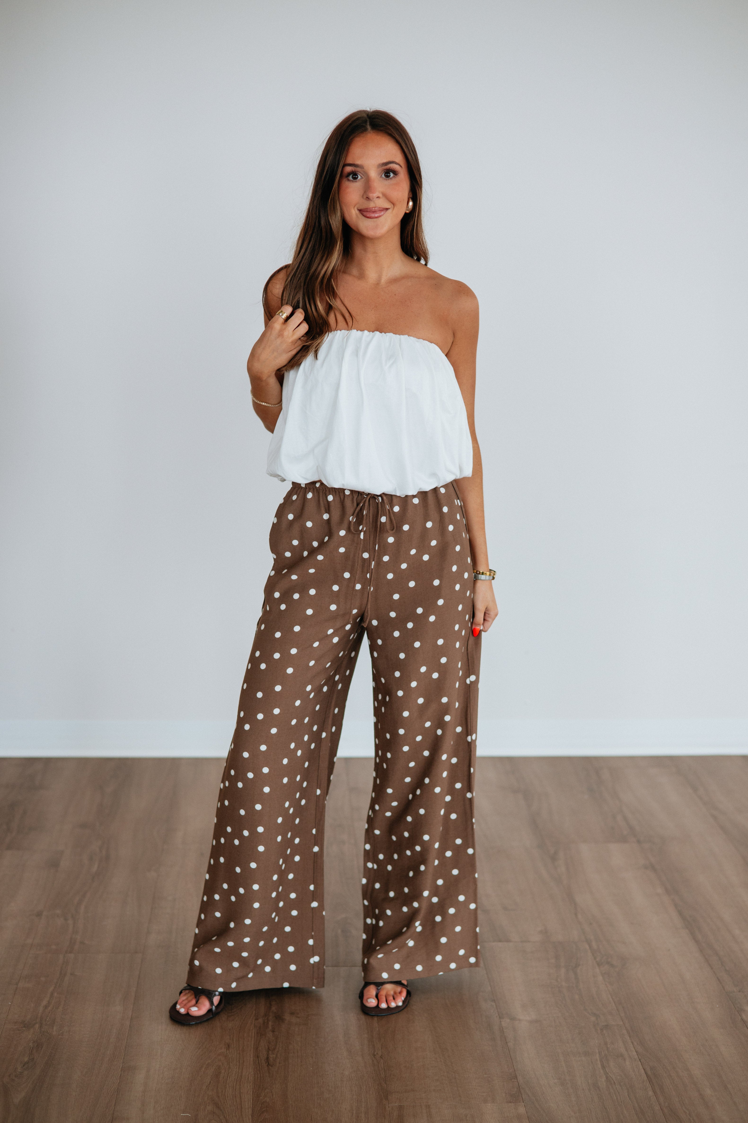 Verónica - Pantalones de pierna ancha