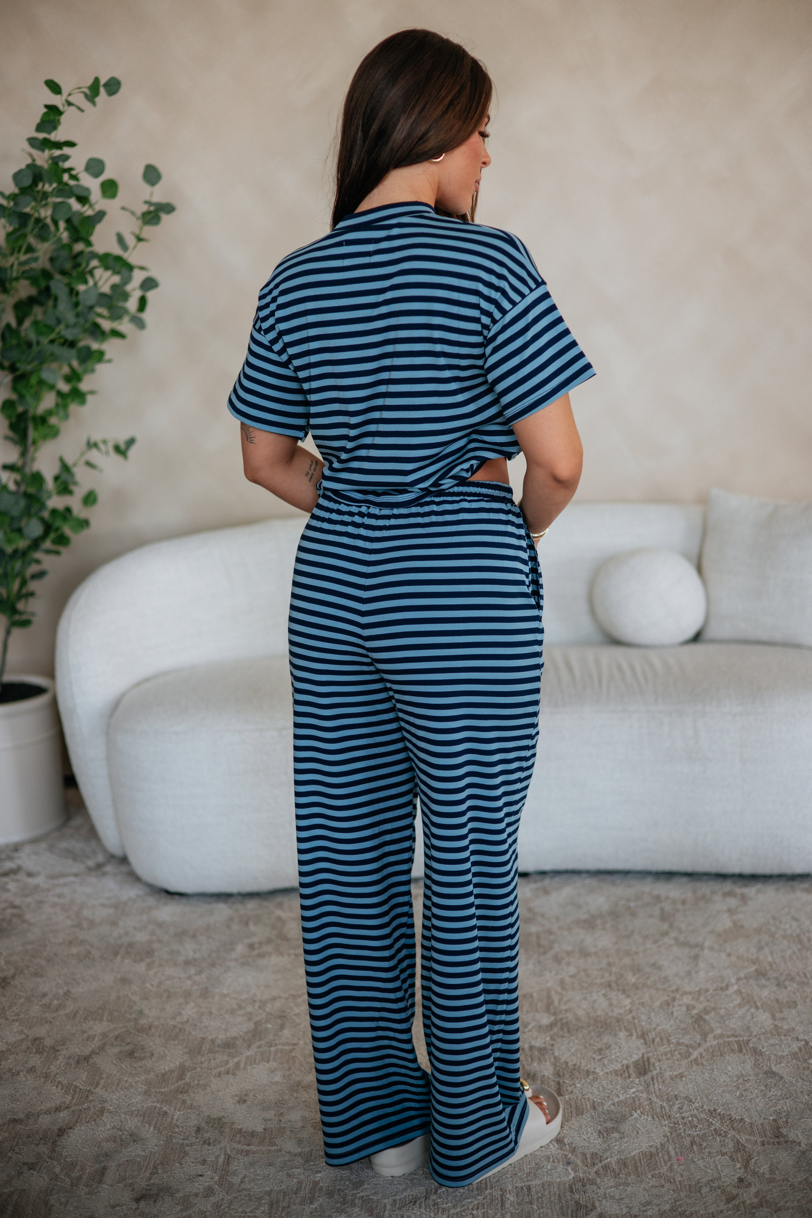Laura - Pantalones a rayas
