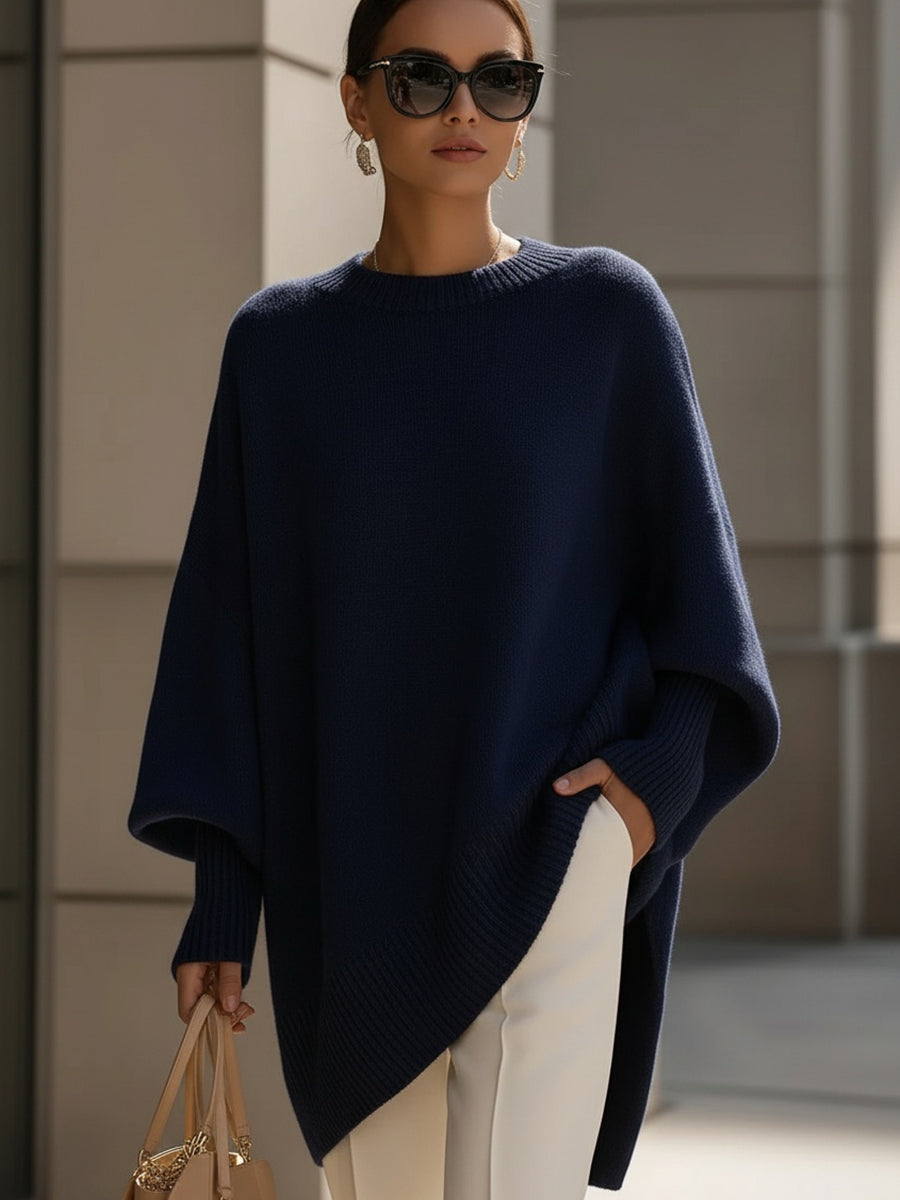 Rosa | Suéter de Punto Oversize con Caída Fluida