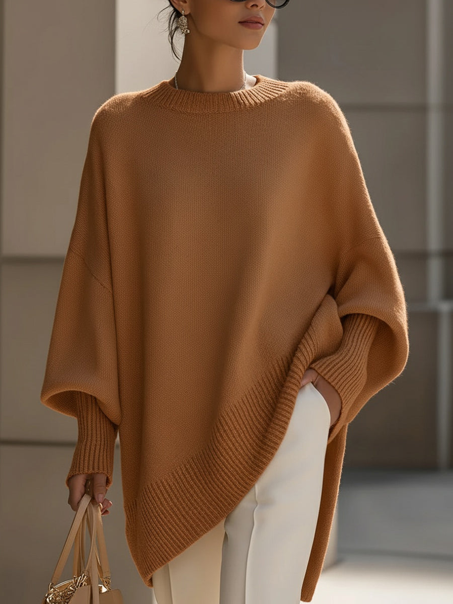 Rosa | Suéter de Punto Oversize con Caída Fluida