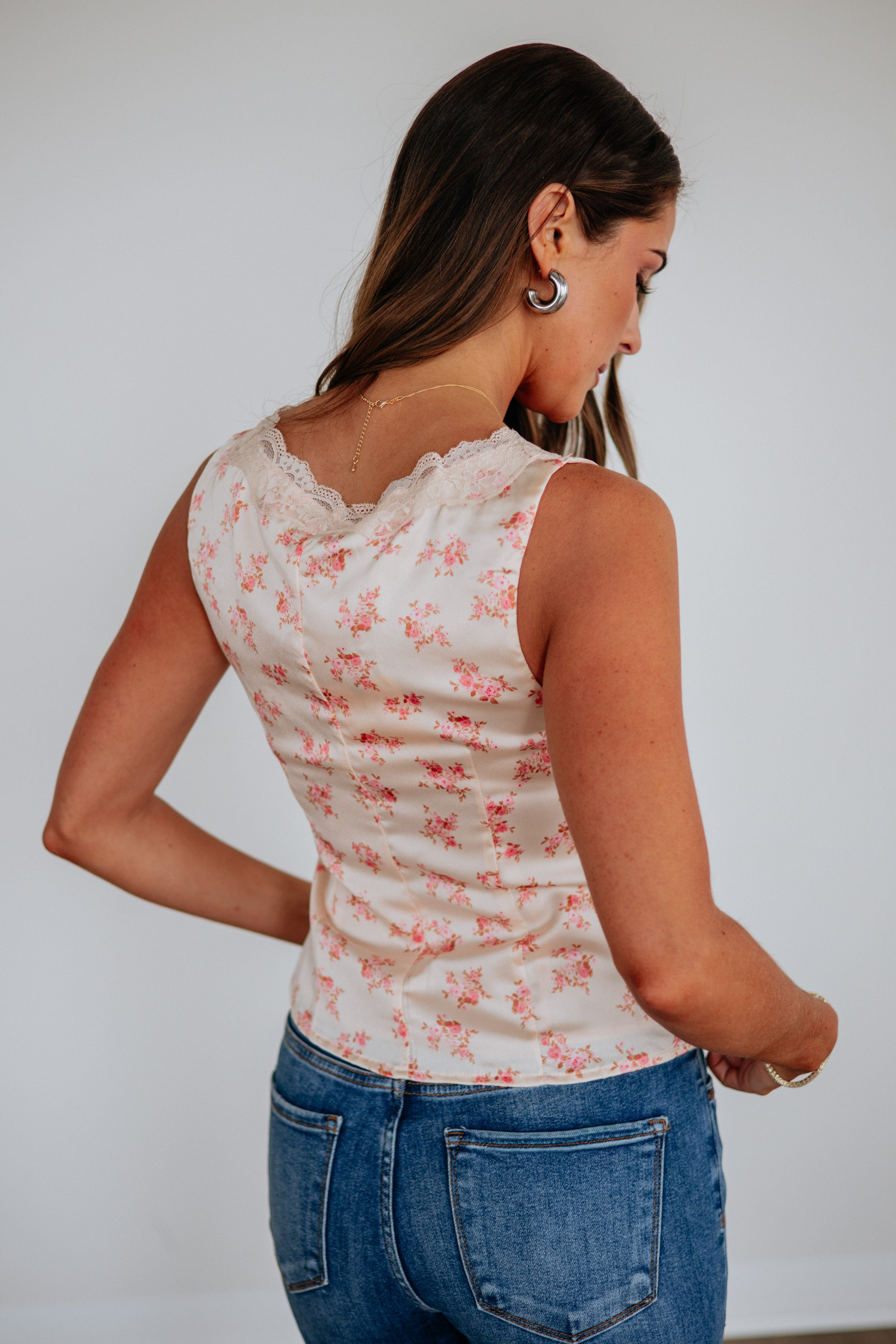 Top floral Carisa