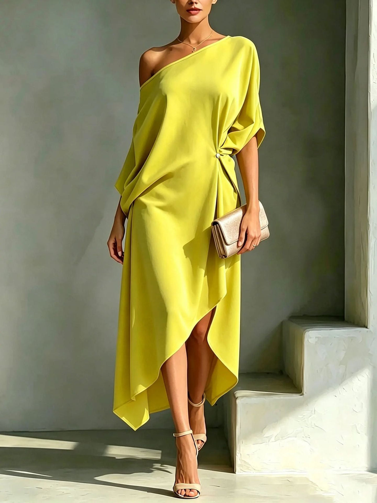 Belén | Vestido Asimétrico Elegante