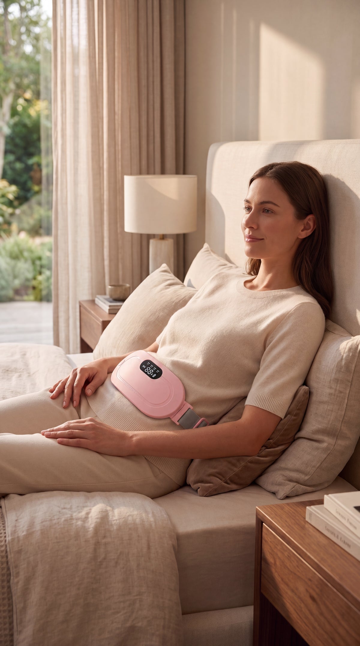 💝 ¡El regalo perfecto para ella! Cinturón de masaje y calefacción menstrual.