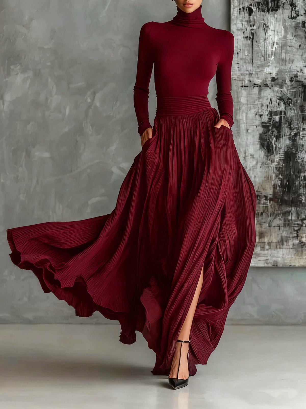 Valeria – Conjunto Negro Real
