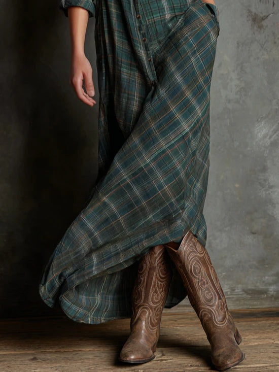 Nerea – Vestido Verde Imperial