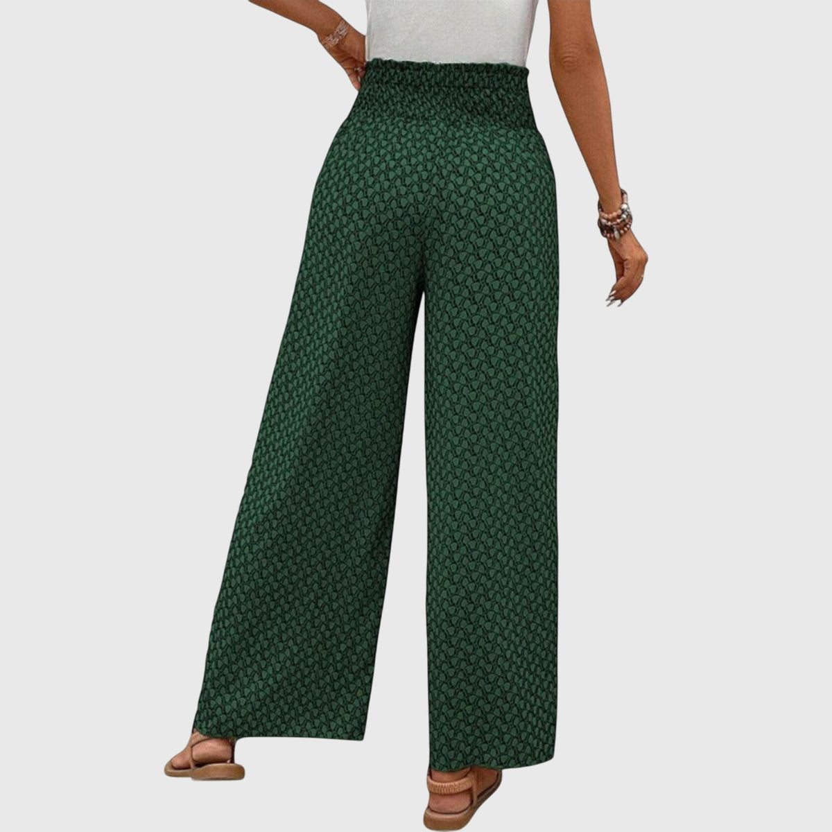 Maialen | Pantalones Fluidos de Pierna Ancha