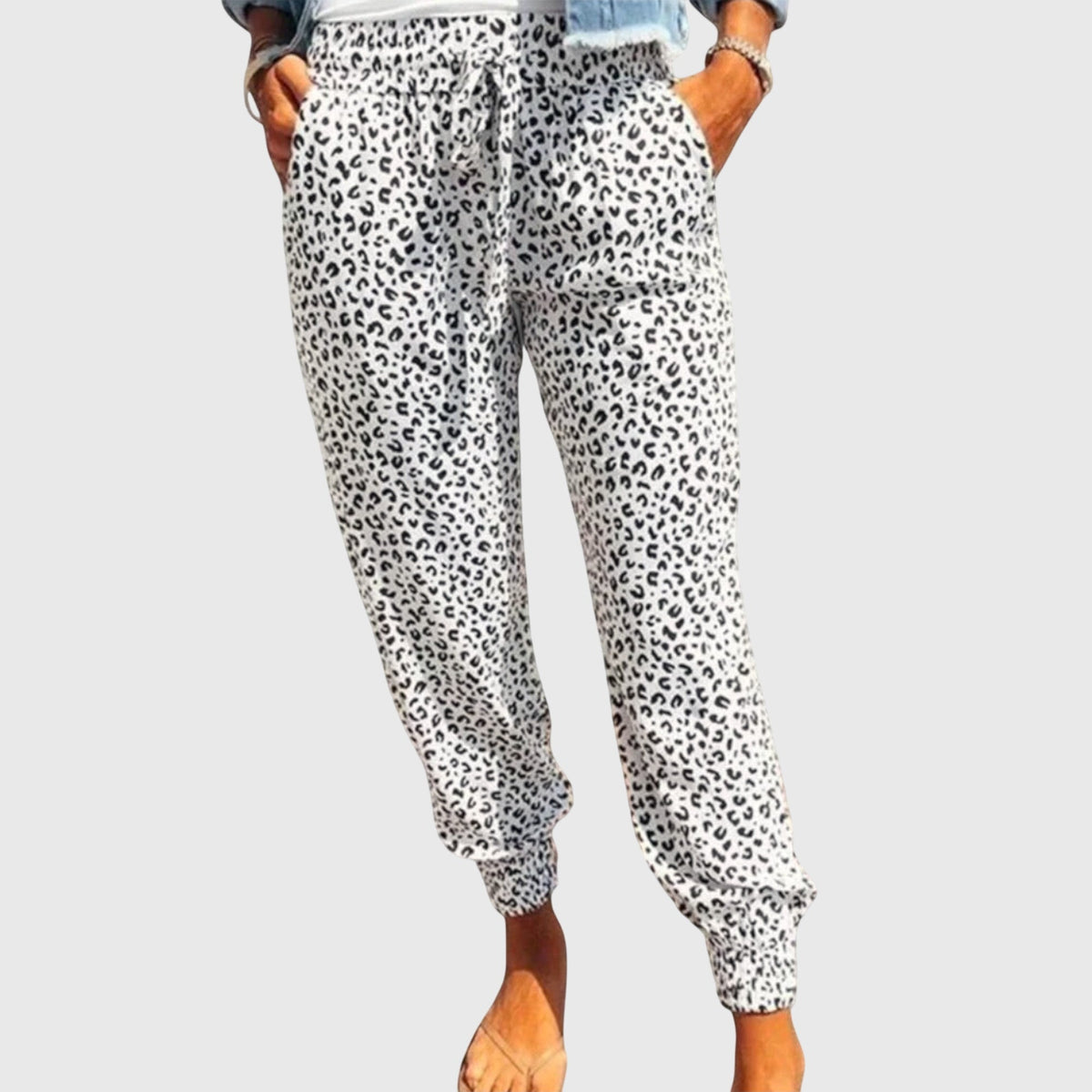 Rosario | Pantalones Holgados Estampados con Cordón