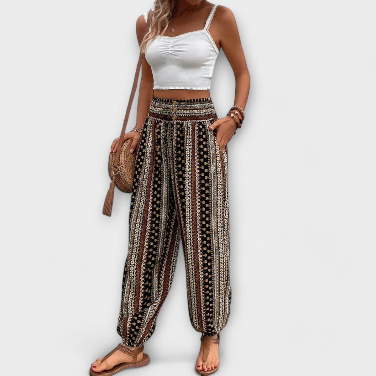 Leonor | Pantalones Harem Bohemios