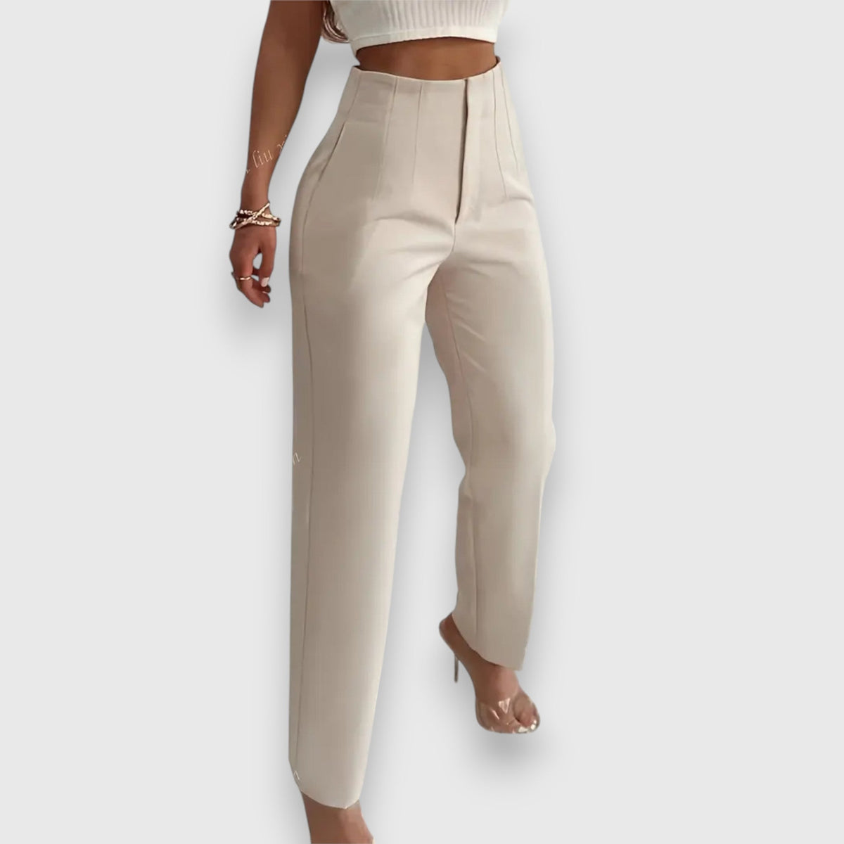 Azucena | Pantalones de Vestir de Tiro Alto