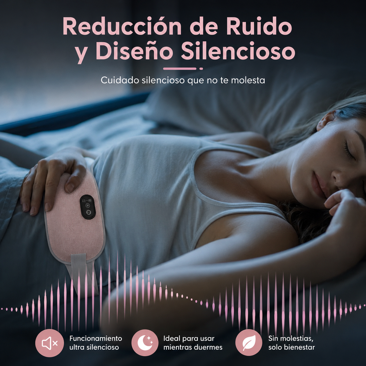 💝 ¡El regalo perfecto para ella! Cinturón de masaje y calefacción menstrual.