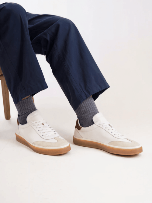 Airam - Zapatillas informales de piel