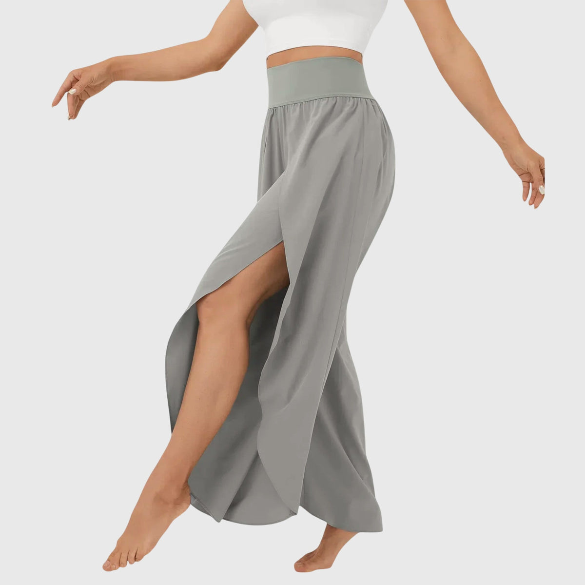 Araceli | Pantalones Boho Fluidos con Abertura