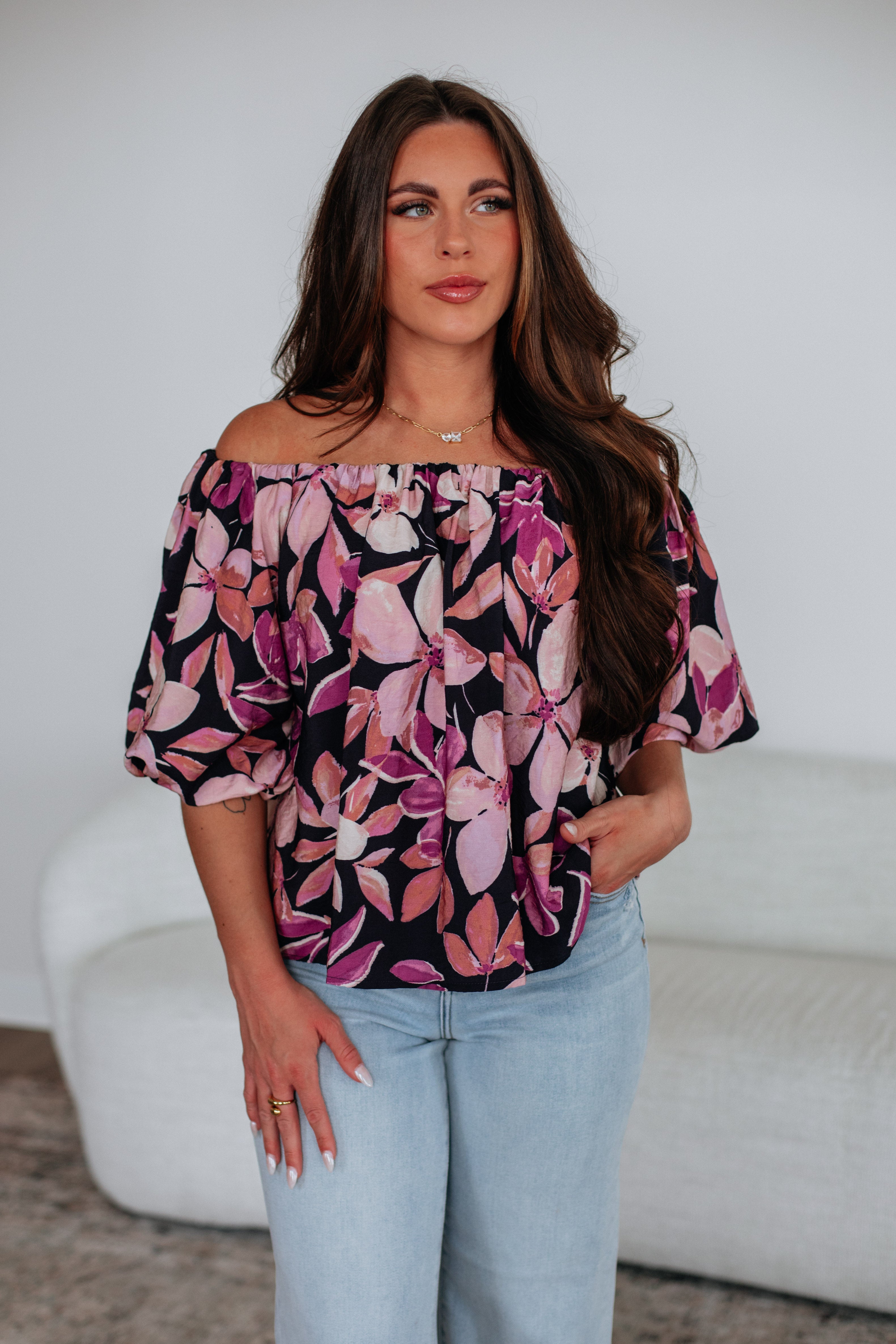 Nadía - Top Floral