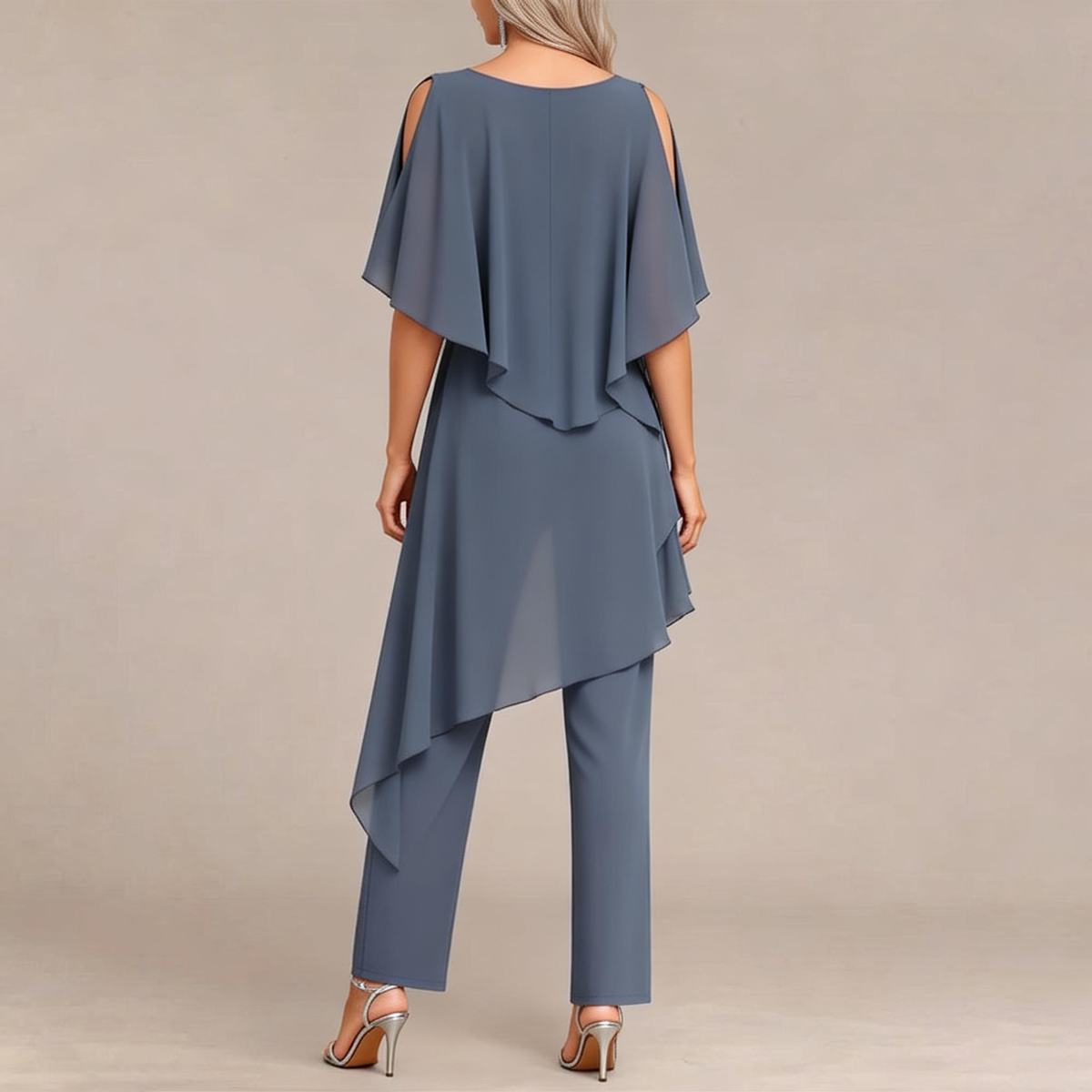 Mireia | Conjunto de Dos Piezas con Top Superpuesto Fluido