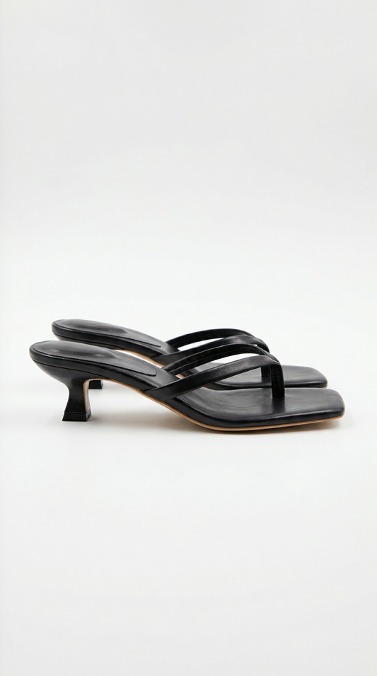 Jessica | Sandalias con Tacón Kitten y Diseño de Dedo