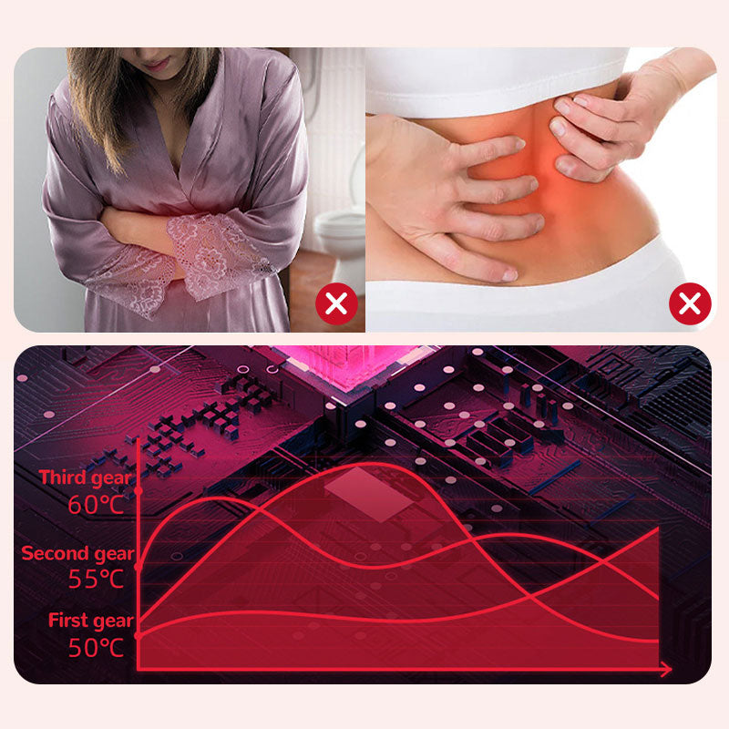 💝 ¡El regalo perfecto para ella! Cinturón de masaje y calefacción menstrual.