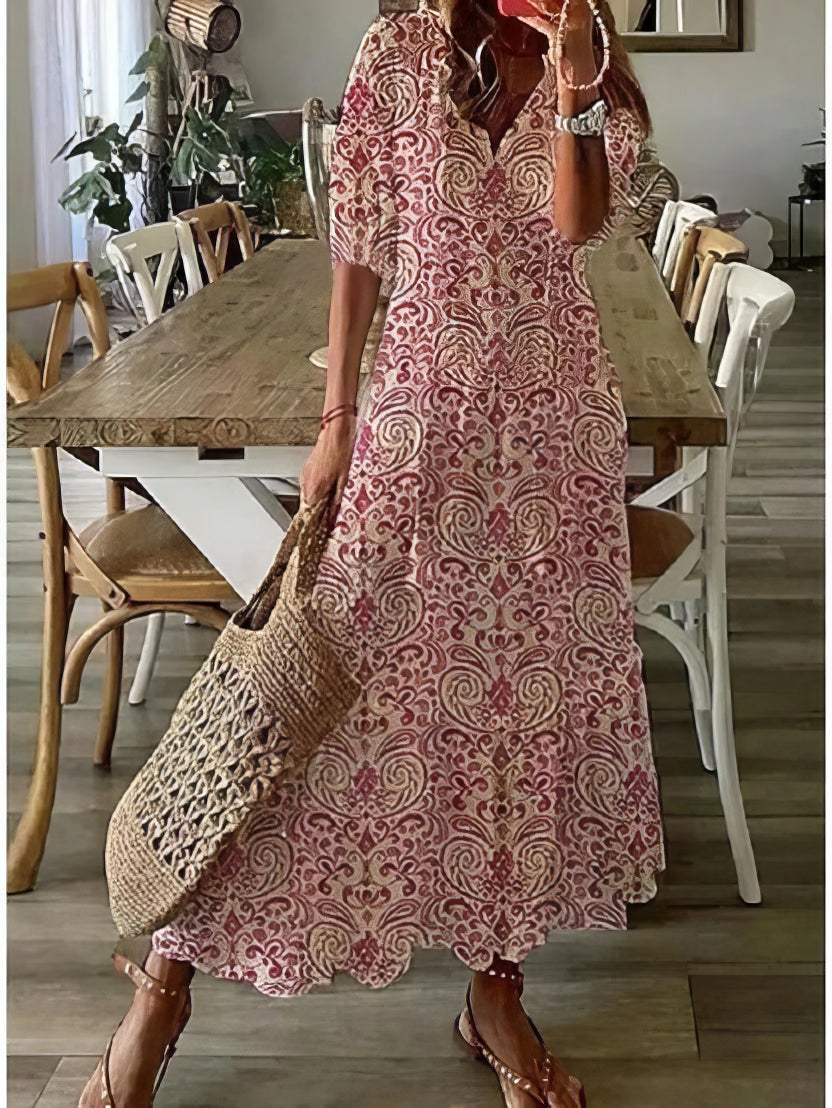 Alba | Vestido Bohemio Cómodo y Favorecedor